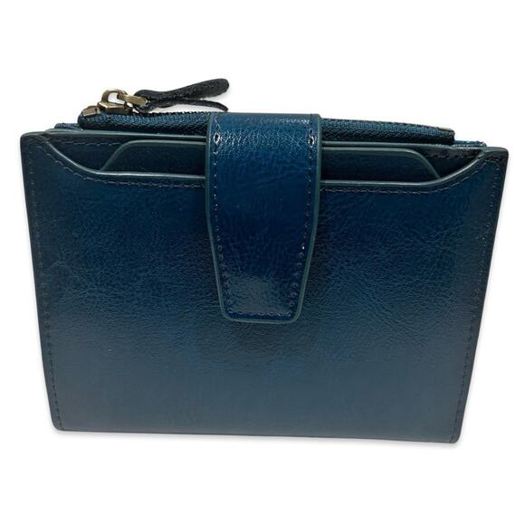 Faux Leather Compact Wallet Billfold Boho Festival Concert Night Out Colorful - Picture 1 of 9